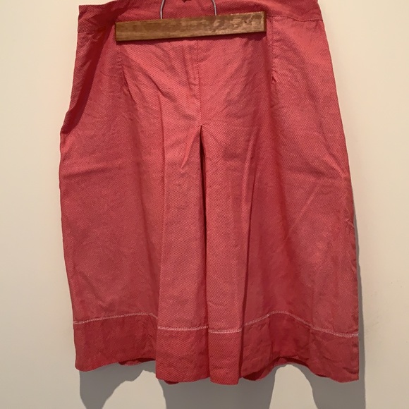 Pin up style red and white micro dot midi skirt - Picture 4 of 4